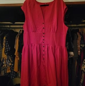 Vintage red dress
